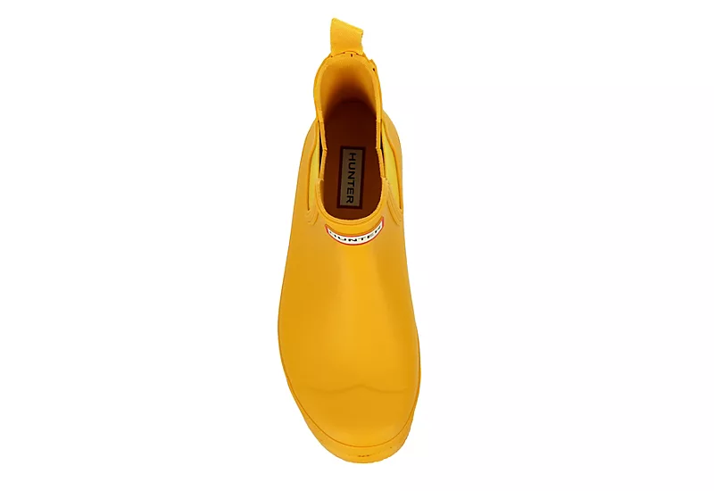 Hunter Boots Llc Womens Original Chelsea Rain Boot - Yellow - Image 6
