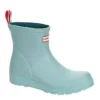 Hunter Boots Llc Womens Play Short Rain Boot - Light Blue