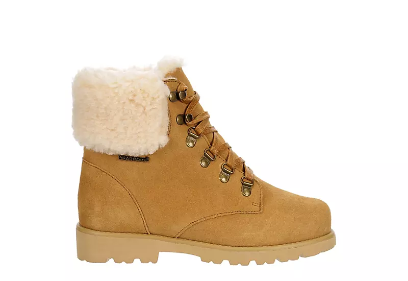 Bearpaw Womens Sam Lace-up Boot - Wheat - Image 2