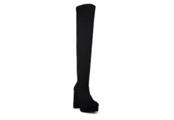 Madden Girl Womens Orin Over The Knee Boot - Black