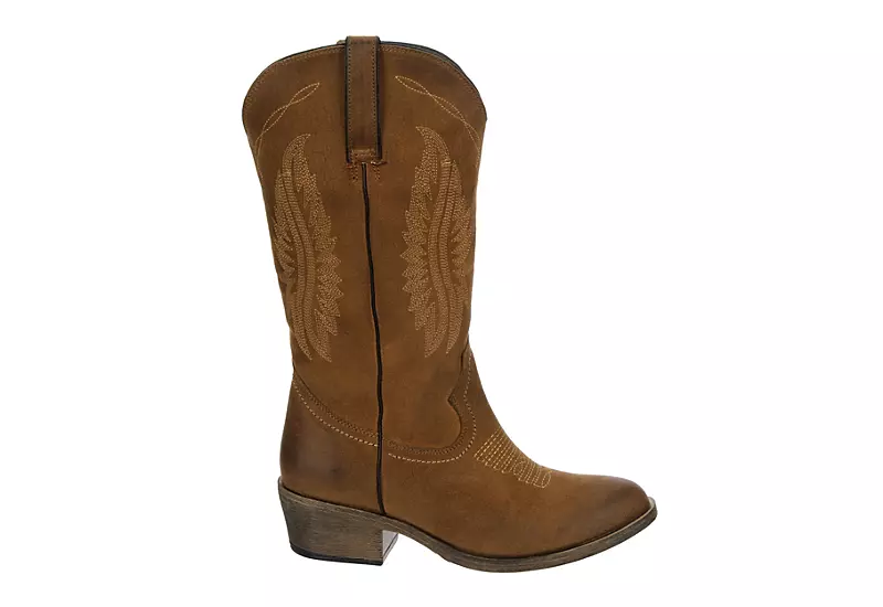 Bjorndal Womens Dalia Western Boot - Brown - Image 2