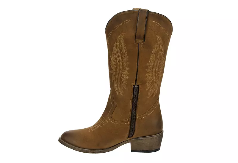 Bjorndal Womens Dalia Western Boot - Brown - Image 4