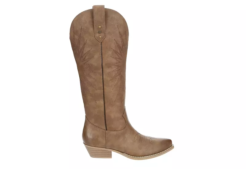 Michael By Michael Shannon Womens Taylor Western Boot - Taupe - Image 2
