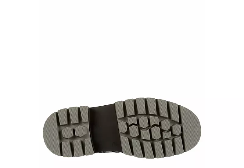 Limelight Womens Erin Combat Boot - Black - Image 7