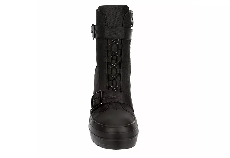 Limelight Womens Jasmyn Lace Up Boot - Black - Image 3