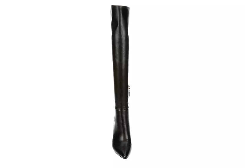 Michael By Michael Shannon Womens Camille Wide Calf Over The Knee Boot - Black - Image 3