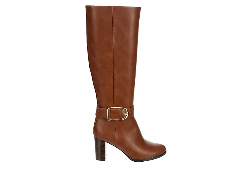 Lauren Blakwell Womens Raquel Tall Dress Boot - Cognac - Image 2