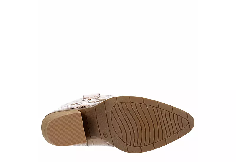 Michael By Michael Shannon Womens Faith Wide Calf Western Boot - Bronze - Image 7