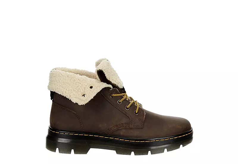 Dr. Martens Dr.martens Womens Combs Fold Down Boot - Dark Brown - Image 2