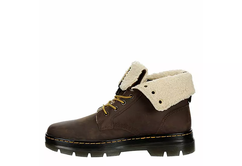 Dr. Martens Dr.martens Womens Combs Fold Down Boot - Dark Brown - Image 4