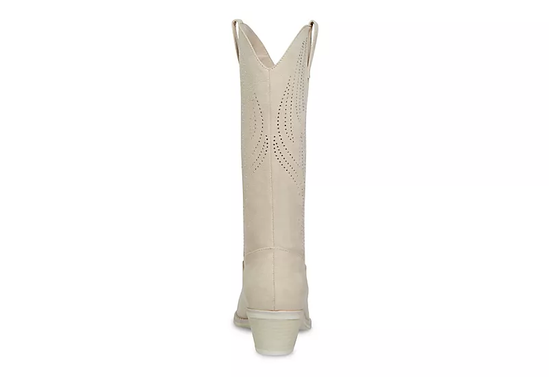 Madden Girl Womens Ryder Western Boot - Ivory - Image 4