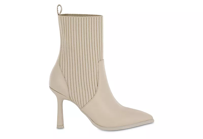 Mia Womens Bobbie Bootie - Off White - Image 2