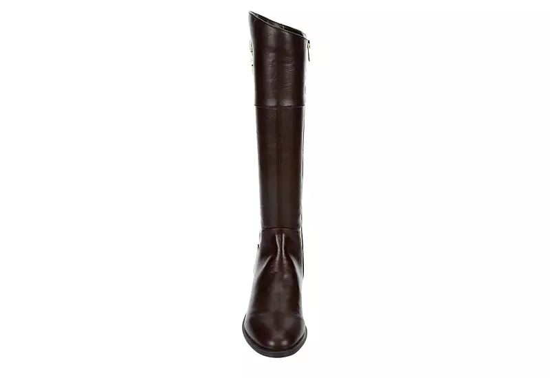 Michael By Michael Shannon Womens Brielle Tall Riding Boot - Dark Brown - Image 3