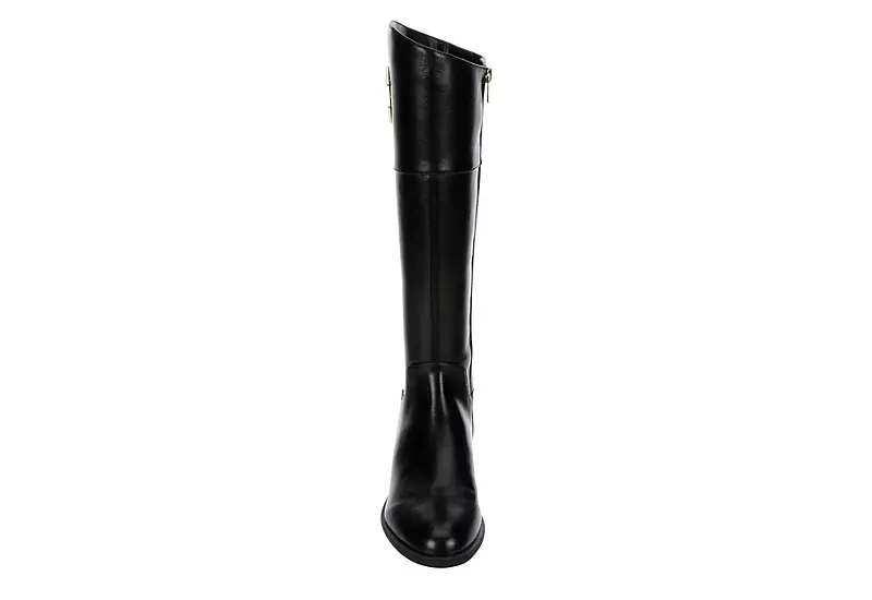 Michael By Michael Shannon Womens Brielle Wide Calf Tall Riding Boot - Black - Image 3
