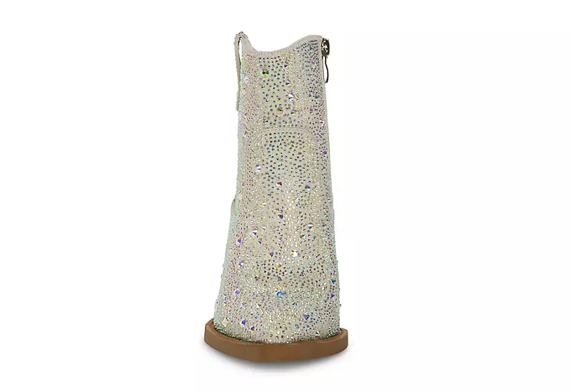 Madden Girl Womens Jolene Western Boot - White - Image 3