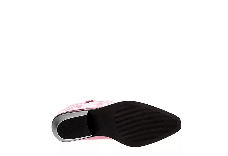 Madden Girl Womens Redford Western Boot - Pink - Image 7