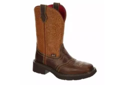 Justin Womens Starlina Western Boot - Brown