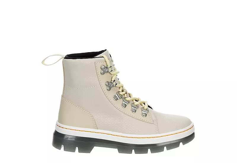 Dr. Martens Dr.martens Womens Combs Nylon Combat Boot - Beige - Image 2