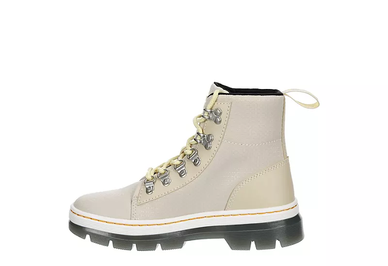 Dr. Martens Dr.martens Womens Combs Nylon Combat Boot - Beige - Image 4