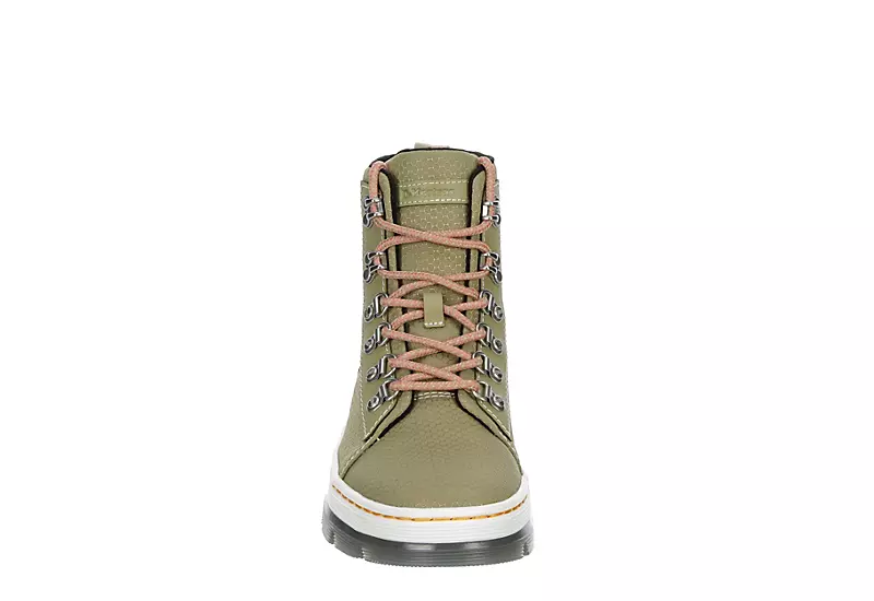 Dr. Martens Dr.martens Womens Combs Nylon Combat Boot - Olive - Image 3
