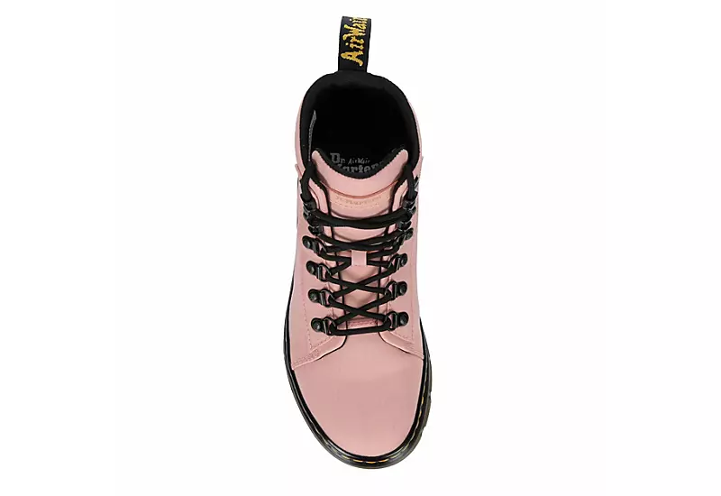 Dr. Martens Dr.martens Womens Combs Nylon Combat Boot - Pale Pink - Image 6