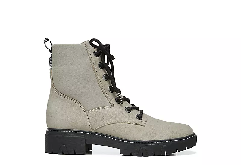 Dr. Scholl's Womens Hudson Combat Boot - Green - Image 2