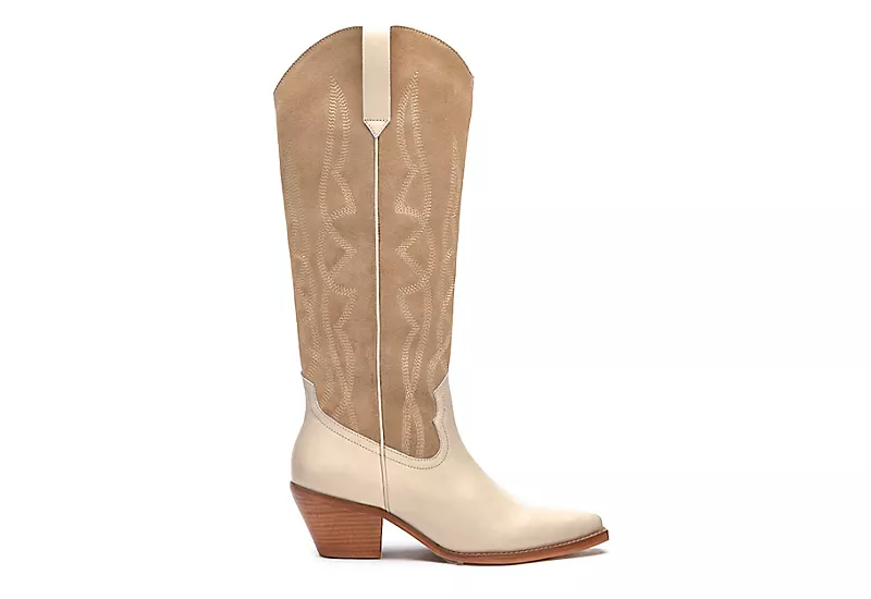 Coconuts Womens Alpine Western Boot - Natural - Image 2