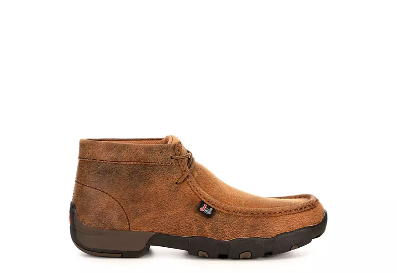 Justin Mens Cappie Chukka Boot - Brown - Image 2
