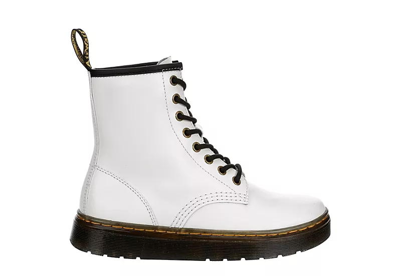 Dr. Martens Dr.martens Womens Zavala Combat Boot - White - Image 2