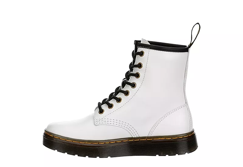 Dr. Martens Dr.martens Womens Zavala Combat Boot - White - Image 4