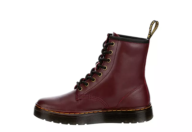 Dr. Martens Dr.martens Womens Zavala Combat Boot - Red - Image 4