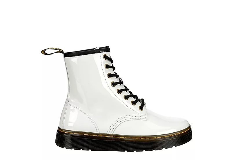 Dr. Martens Dr.martens Womens Zavala Combat Boot - White - Image 2