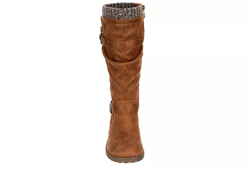 Xappeal Womens Chelsey Tall Boot - Brown - Image 3