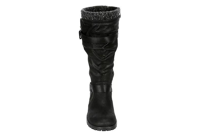 Xappeal Womens Chelsey Tall Boot - Black - Image 3
