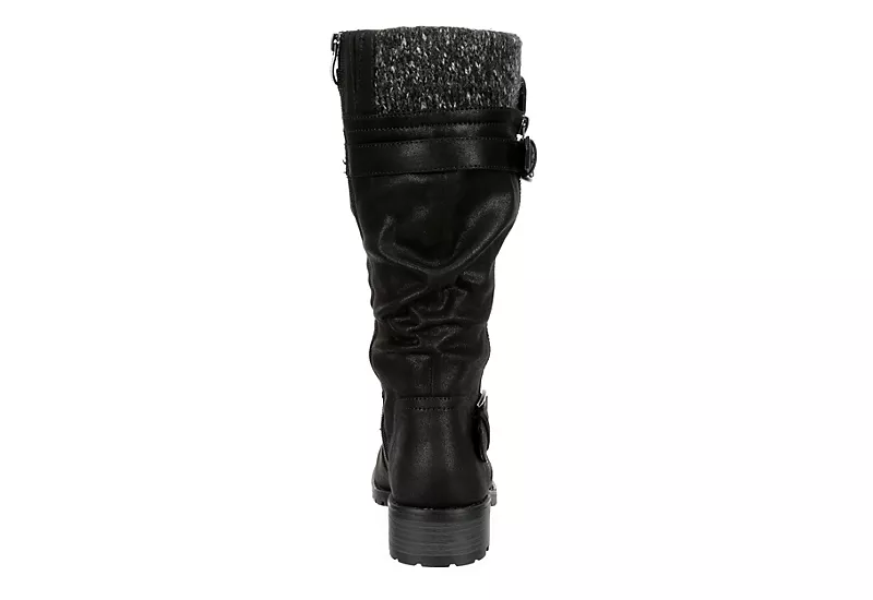 Xappeal Womens Chelsey Tall Boot - Black - Image 5