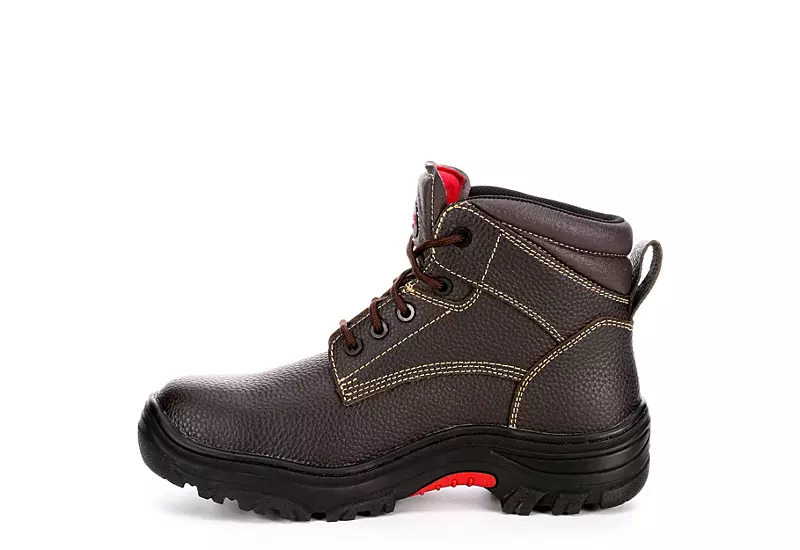Skechers Mens Burgin-tarlac Steel Toe Work Boot - Brown - Image 4