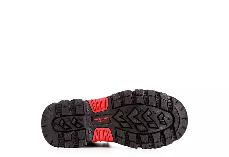 Skechers Mens Burgin-tarlac Steel Toe Work Boot - Brown - Image 7