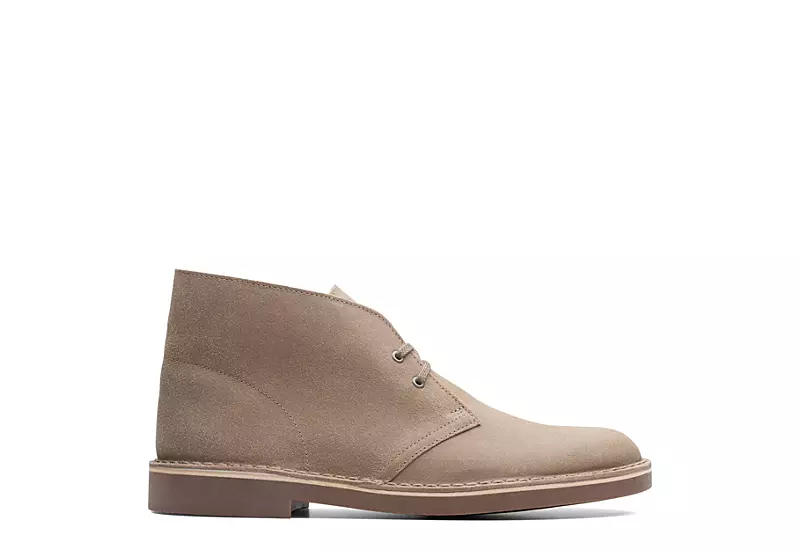 Clarks Mens Bushacre 2 Chukka Boot - Taupe - Image 2
