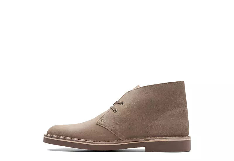 Clarks Mens Bushacre 2 Chukka Boot - Taupe - Image 4