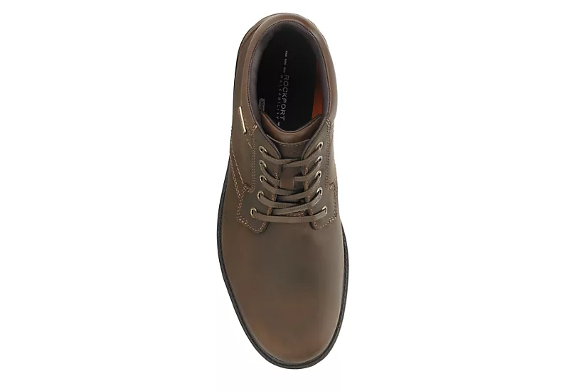 Rockport Mens Rugged Bucks Waterproof Chukka Boot - Tan - Image 4