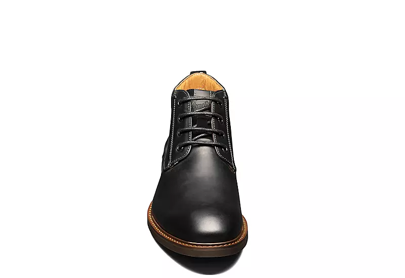 Florsheim Mens Lodge Plain Toe Chukka Boot - Black - Image 3