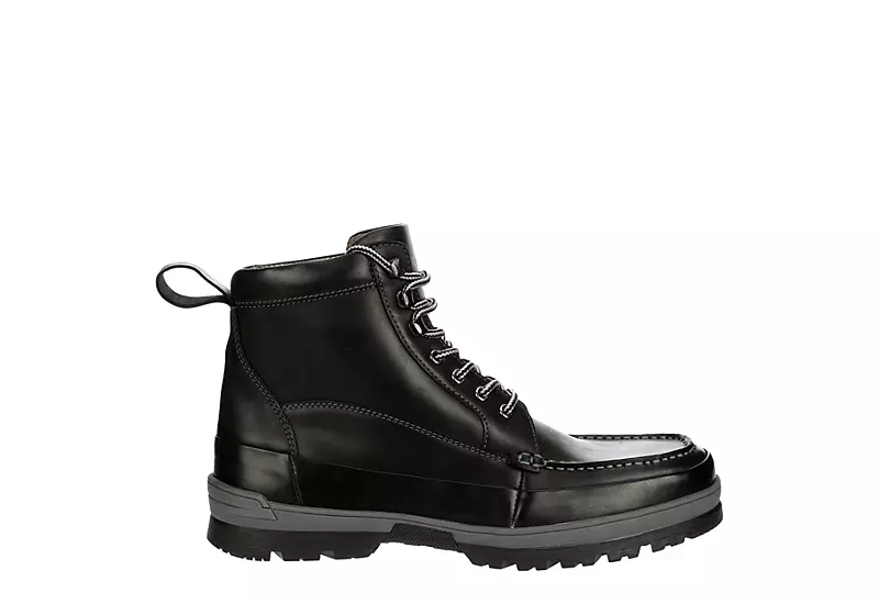 Franco Fortini Mens Montana Lace-up Boot - Black - Image 2