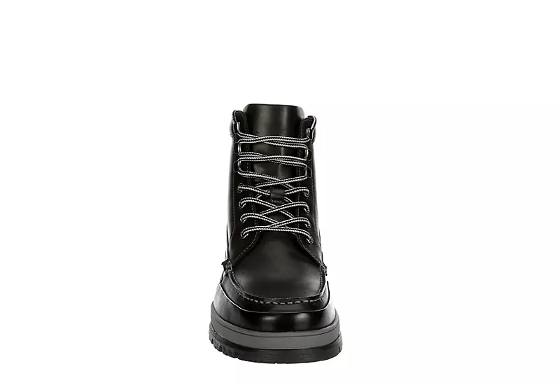Franco Fortini Mens Montana Lace-up Boot - Black - Image 3
