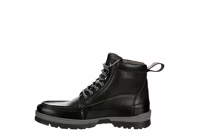 Franco Fortini Mens Montana Lace-up Boot - Black - Image 4