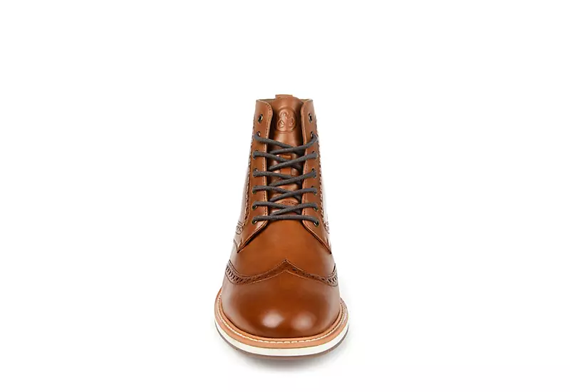 Thomas & Vine Mens Enzzo Lace-up Boot - Cognac - Image 3