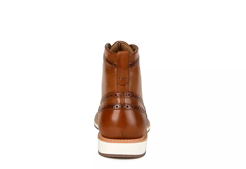 Thomas & Vine Mens Enzzo Lace-up Boot - Cognac - Image 5