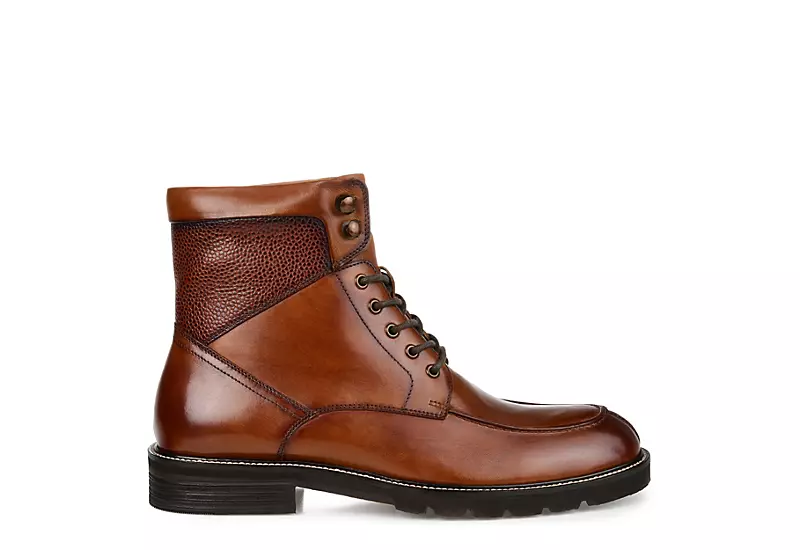 Thomas & Vine Mens Lowry Lace-up Boot - Brown - Image 2
