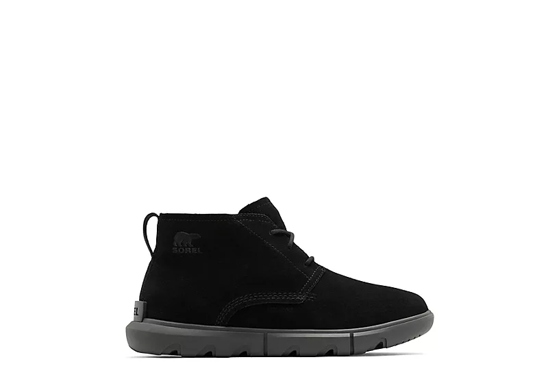 Sorel Mens Explorer Drift Waterproof Chukka Boot - Black - Image 2
