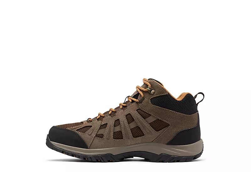 Columbia Mens Redmond Iii Mid Waterproof Hiking Boot - Khaki - Image 4