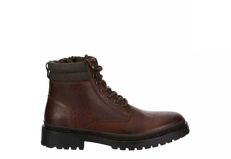Franco Fortini Mens Range Lace-up Boot - Brown - Image 2